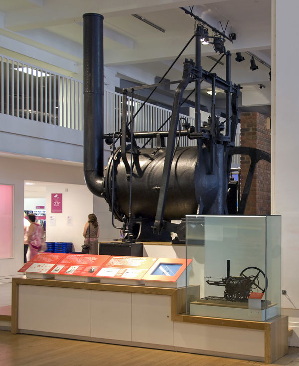Trevithick Stationary Engine at the Science Museum, London